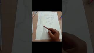 Jawaharlal Nehru drawing childrendays colour penciltrendingshorts [upl. by Ademla]