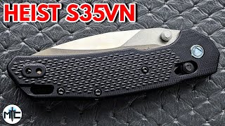 Kershaw Heist S35VN Folding Knife  Full Review [upl. by Sivar364]