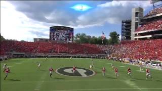 Odell Beckham Jr One Handed Kickoff Catch vs Georgia [upl. by Ranita834]