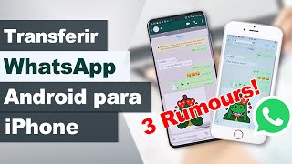 🙌Como Transferir WhatsApp de Android a iPhone  Grátis Fácil👏 [upl. by Josselyn197]