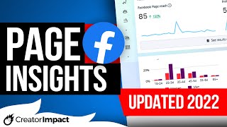 How to use Facebook Analytics in 2023 Facebook Page Insights learn about your audience [upl. by Selrahcnhoj]