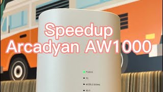 How to Speedup Arcadyan AW1000 5g Modem Booster [upl. by Amalee]