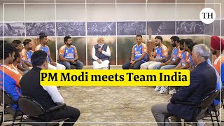 Team India meets Prime Minister Narendra Modi [upl. by Kenney]