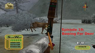 Lets Play  Cabelas Dangerous Hunts 2003 NO RED DOTS  Episode 19  Bowing For Deer [upl. by Oicelem]