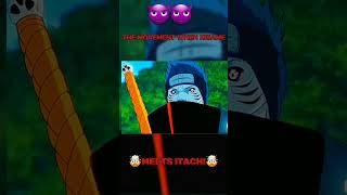 Kisame first time meet itachi 🗿🍷☠ shortsfeed naruto animeedit totalgaming ytfeed [upl. by Lledualc]