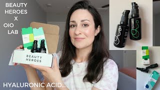 July Beauty Heroes Box Review  OIO LAB  Why I Dont Use Hyaluronic Acid Anymore [upl. by Flavius443]