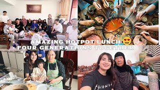 HOT POT Lunch In Chinese Muslim’s House 😍 I MET FOUR GENERATIONS IN ONE HOUSE GOT SPECIAL GIFT 🤗 [upl. by Grote]