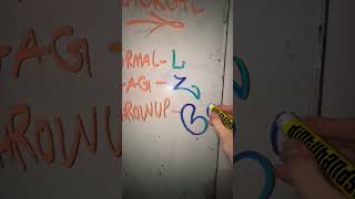 Graffiti tutorial Letter L graffiti howto turorial [upl. by Treve]