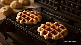 Homemade Belgian Liège Waffles  ASMR [upl. by Jansson]