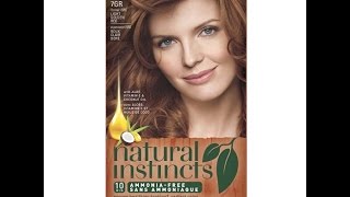 Clairol Natural Instincts 7GR Light Golden Red 1 Kit [upl. by Sage]