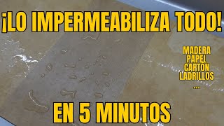 ¡Impermeabilízalo TODO por solo 2€ con este invento absurdo [upl. by Llehcor980]