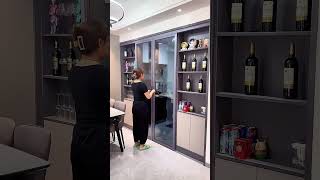 Practical sliding doors aluminium doortypeFolding doorskitchen [upl. by Varion]