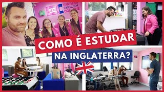 Intercâmbio Inglaterra Conheça uma escola de inglês  Destino Inglaterra [upl. by Dulcy]