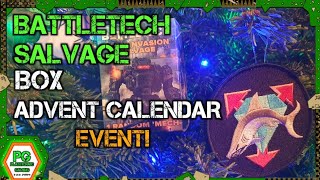 Battletech Clan salvage box Advent Calendar event 20th [upl. by Tnomel]