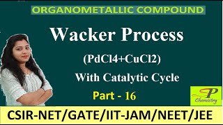 Wacker Process  Wacker Oxidation  Catalytic Reaction  Conversion Of Alkenes to Acetaldehyde [upl. by Nivrehs]