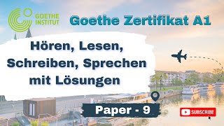 A1 Goethe Zertifikat Exam 2023  Paper 9  Start Deutsch A1 goetheexam [upl. by Ayotl]