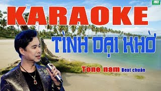 Karaoke TÌNH DẠI KHỜ  Ngọc Sơn  Karaoke Hoàng Đỉnh – Karaoke Beat chuẩn full Band [upl. by Barvick]