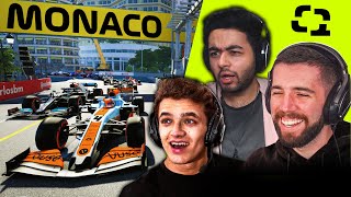 The Quadrant Monaco GP ft ZERKAA LANDO NORRIS amp MORE on the F1 Game [upl. by Orgell]