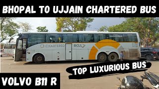 quotBhopal to Ujjain Experience Luxury Travel with Chartered Volvo B11R AC Seater Busquot [upl. by Rustin968]