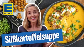 Süßkartoffelsuppe I Veganes schnelles Herbstgericht [upl. by Mian140]