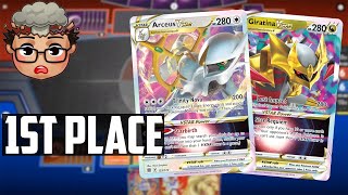 1ST PLACE Arceus VSTAR Giratina VSTAR deck  Time for a comeback Pokemon TCG Deck List  Matches [upl. by Dranyar]