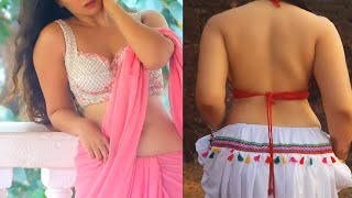 STUNNING BACK POSE OF SAREESHOWCASE  Viral Saree Back Pose Video  SAREE DIVA MODEL [upl. by Cormack]