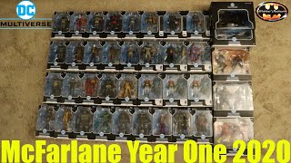 Episode 54 McFarlane DC Multiverse Year One 2020 Complete Checklist Batman Unopen Figure Collection [upl. by Inaj]