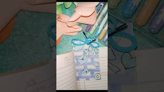 DIY Blue Book marksheet idea 😱 craftideas craftvideos sanaparveen shortvideo shortfeed ytshort [upl. by Yedarb]