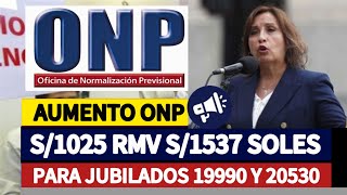 AUMENTO DE PENSIÃ“N SE APLICARÃA EN FORMA SEMESTRAL COMUNICADO ONP [upl. by Ancell]