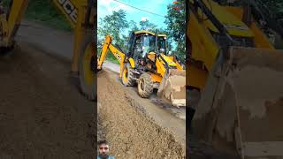 jcb bocket gravel labeling 🚜🤡🎃👺🔥☠️😱💥side of the roadjcbjcbvideotractor [upl. by Harrison]