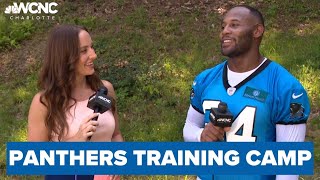 Vonn Bell talks joining Carolina Panthers first days at training camp [upl. by Zinn170]