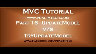 Part 16 Difference between updatemodel and tryupdatemodel [upl. by Leese622]