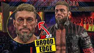 WWE 2K23 Edge Updated Character Mod quotMetalingusquot Theme SongsBrood Edge GFX  WWE2K23 Mods [upl. by Londoner778]