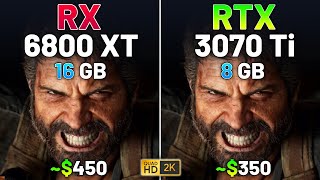 RX 6800 XT vs RTX 3070 Ti  Test in 12 Games in 2024 [upl. by Fischer]