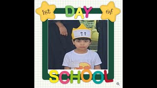 AASHIS First Day School  Dubai  KG 2  GMS Gulf model School [upl. by Gentilis]