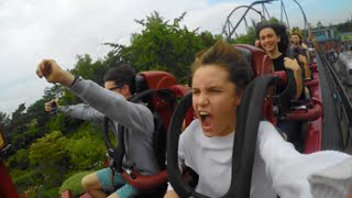 STUCK ON A ROLLERCOASTER  THORPE PARK VLOG [upl. by Antonella]