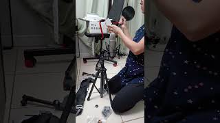 Unboxing and set up GLEAM Microphone Stand  Tripod Boom Mic Stand [upl. by Linis823]