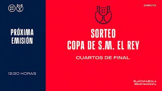 🚨En Directo🚨 Sorteo Copa de SM El Rey 20212022 Cuartos de Final [upl. by Adivad180]