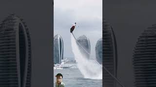 travel flyboard burjkhalifa bollywood song love flyboarding trend newsong [upl. by Acinomaj499]