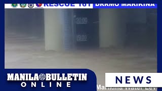 Marikina River water level is now at 18 meters triggering the 3rd alarm [upl. by Fontana105]