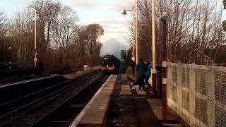 46115 Scots Guardsman passing through Codsall [upl. by Swainson]