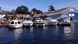 Wroxham travelling to Horning on the Norfolk Broads on the Glittering Light Herbert Woods [upl. by Johansen]