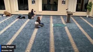 Isha Prayer Nov 28th [upl. by Fitalludba630]