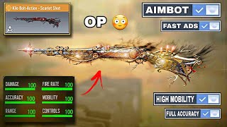 Best KILO BOLT ACTION Gunsmith Loadout  Class Setup  Fast ADS  No Hitmark  Season 10 COD MOBILE [upl. by Etheline]