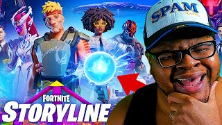 Reacting To Fortnite Lore For The FIRST TIME ENTIRE STORYLINE EXPLAINED [upl. by Ulick]