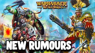 Warhammer The Old World NEW Orcs amp Empire Rumours [upl. by Kumagai]