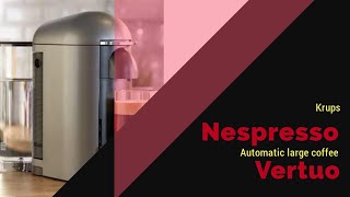 Nespresso Vertuo plus by KRUPS silver [upl. by Ditmore]