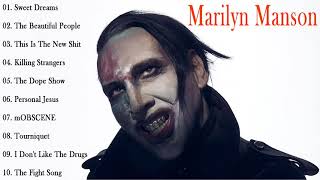 Marilyn Manson Greatest Hits Full Album 2021  Best of Marilyn Manson [upl. by Slayton]