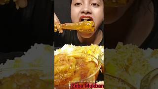 Eating Mutton Leg Curry Rice Salad asmrsounds eatingsounds food shortsvideo [upl. by Nwahsor]