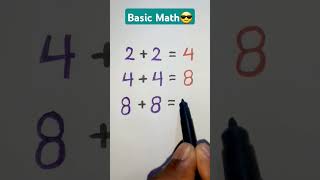 8️⃣ 8️⃣❓Write Your Answer ✍️😃maths basicmath shorts [upl. by Orsino]